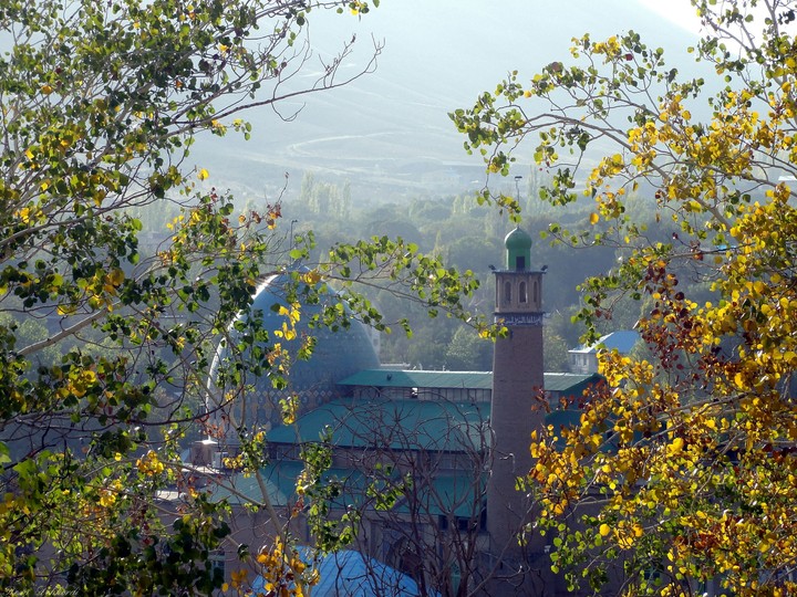 Damavand Town in Autumn.