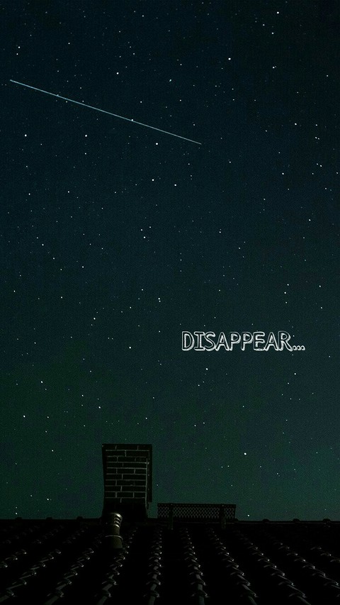 Disappear...