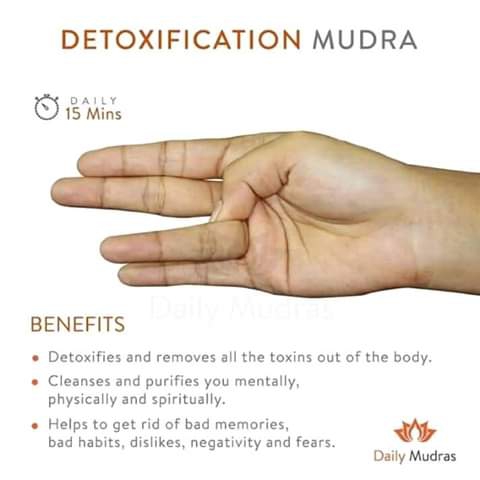 Detoxification mudra
