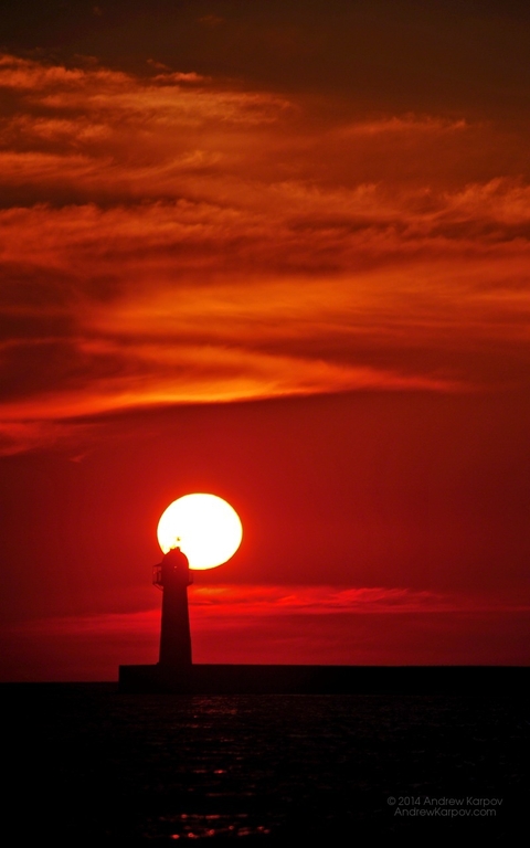 обои evening, sunset