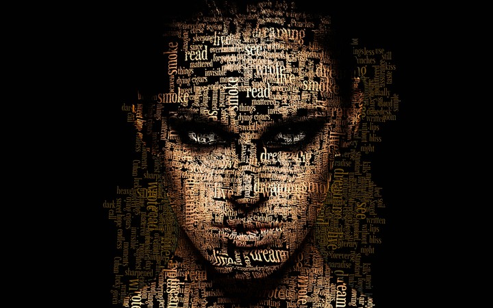 face text warp