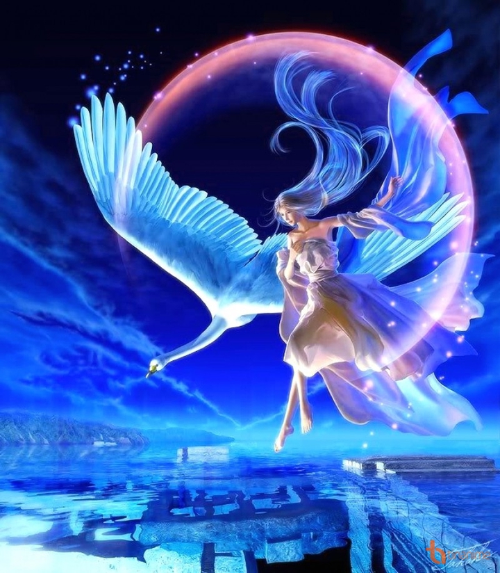 Angel and Swan