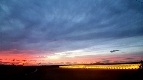 fonds d'écran cloud, sunset