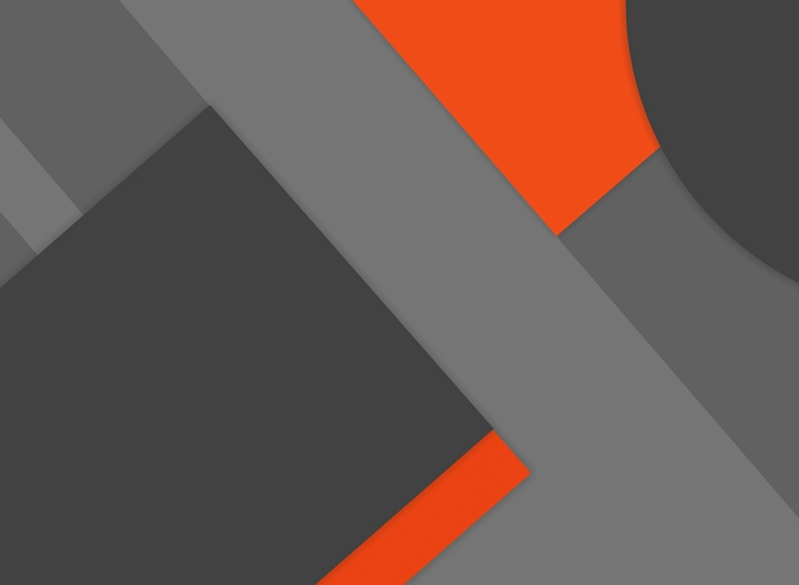Deep Orange on grey