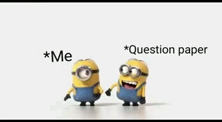 Me and my question paper