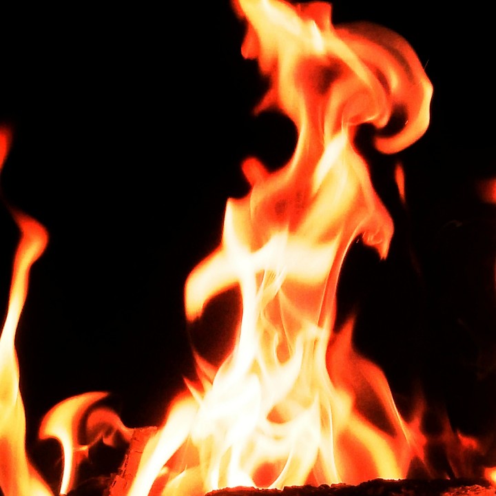 winter fire