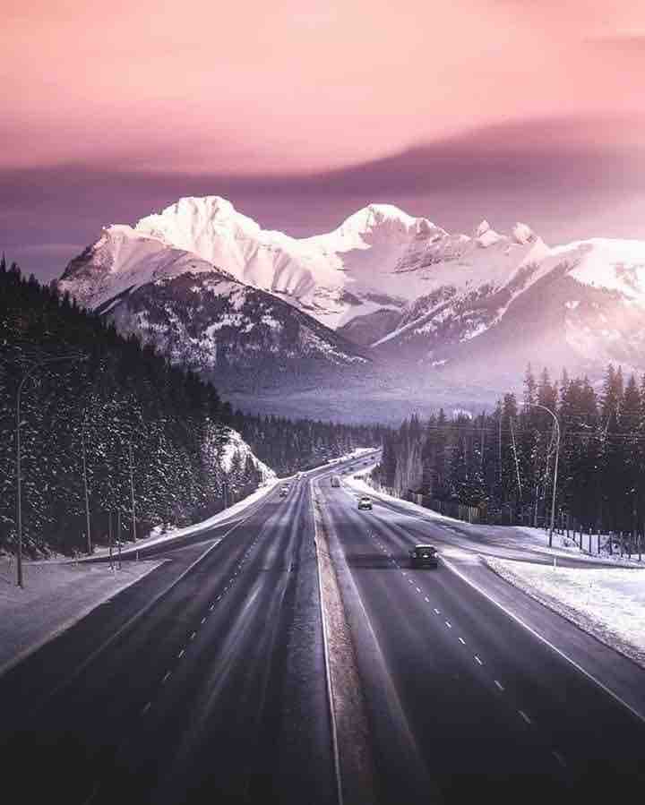 road in Canada