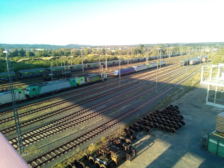 Railyard in Pirna, Germany