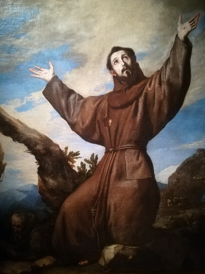 José de Ribera, Francis of Assisi receiving the Stigmata