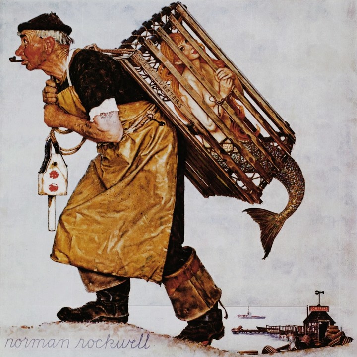 mermaid by norman rockwell