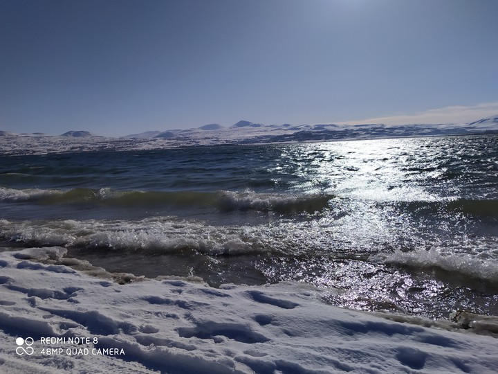 lake Sevan in winter...