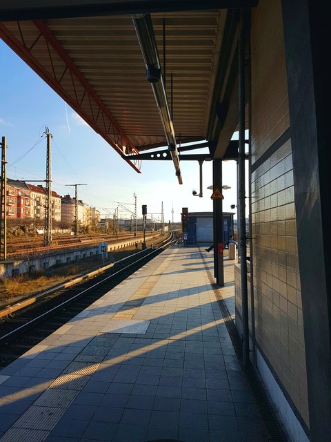 Train station in Berlin