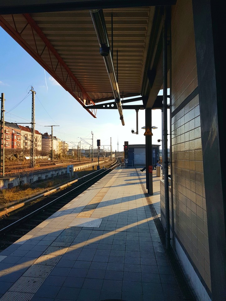 Train station in Berlin