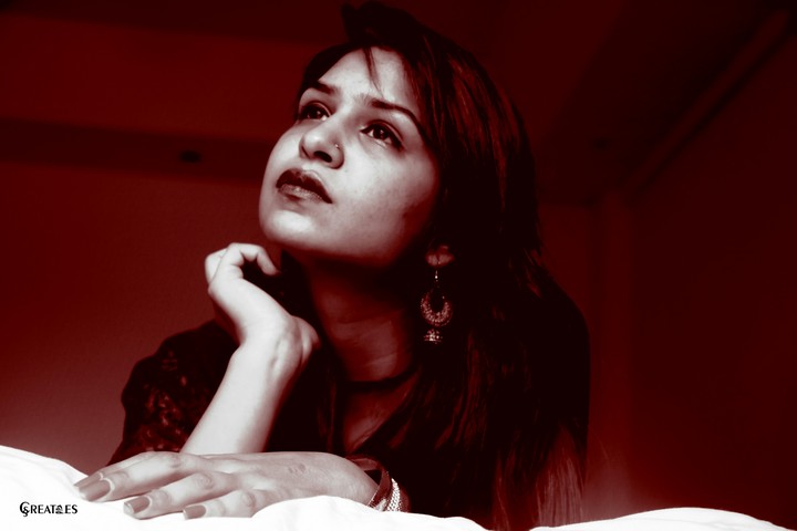 red love girl