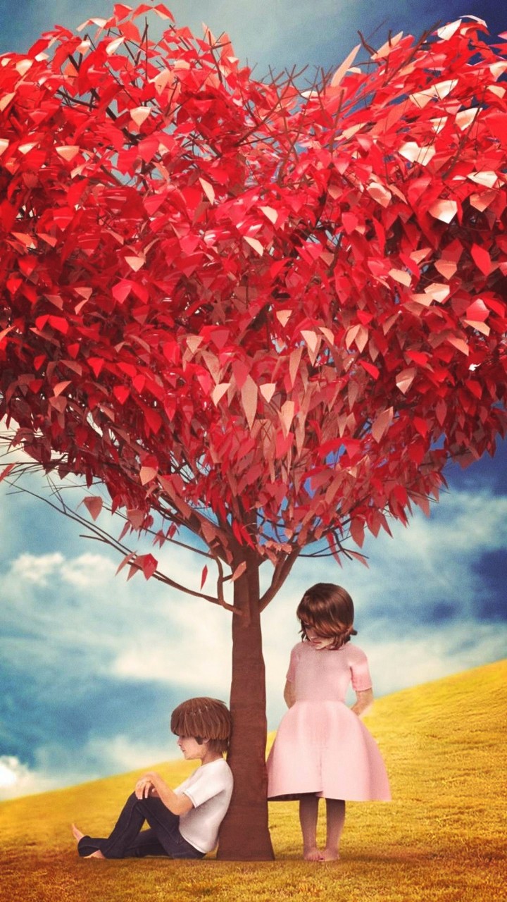 red love tree