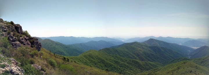 Panorama view of Jirisan(Mt.), South Korea