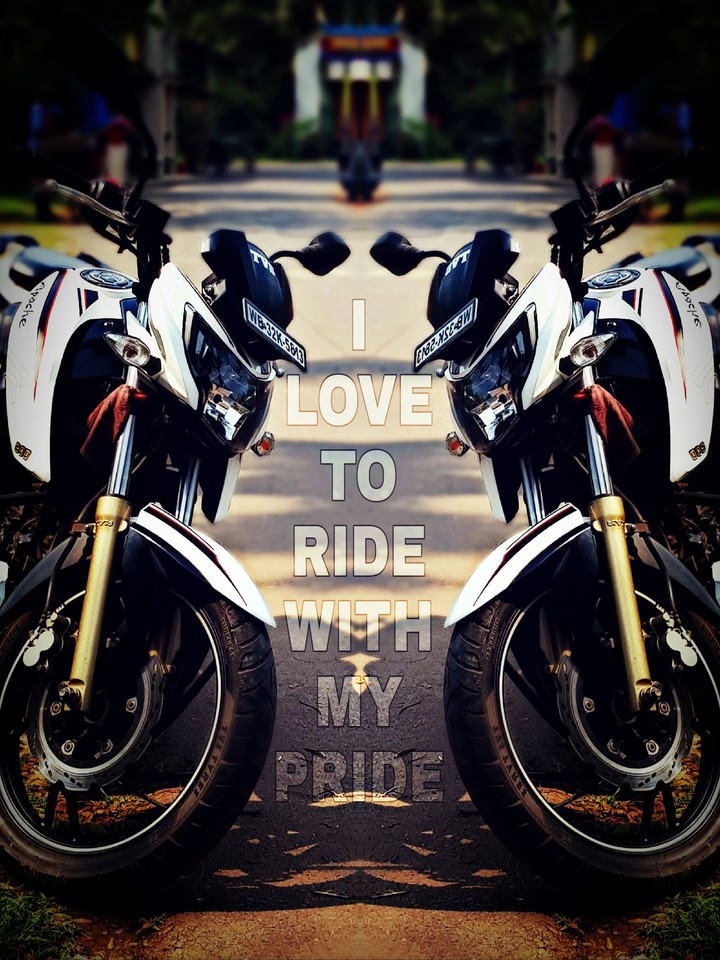 I love to ride apache RTR 2004v