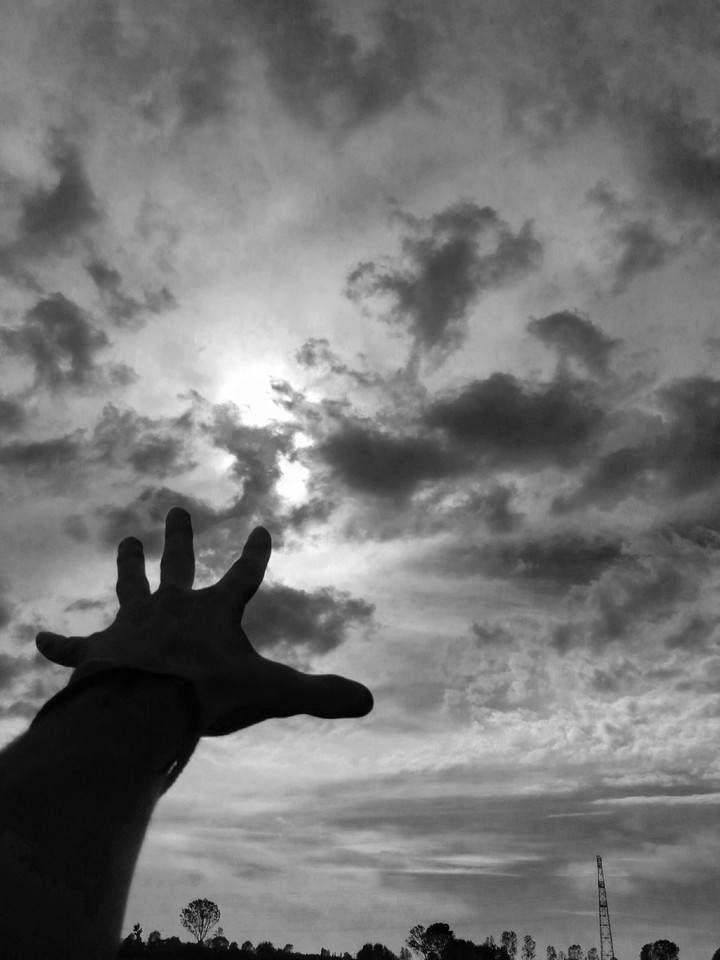 There is the sun...