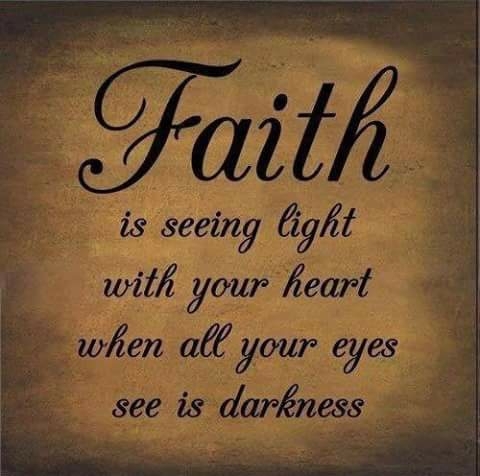 A message of Faith.