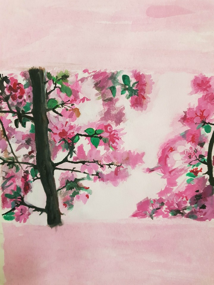 first water color by vikas rama
