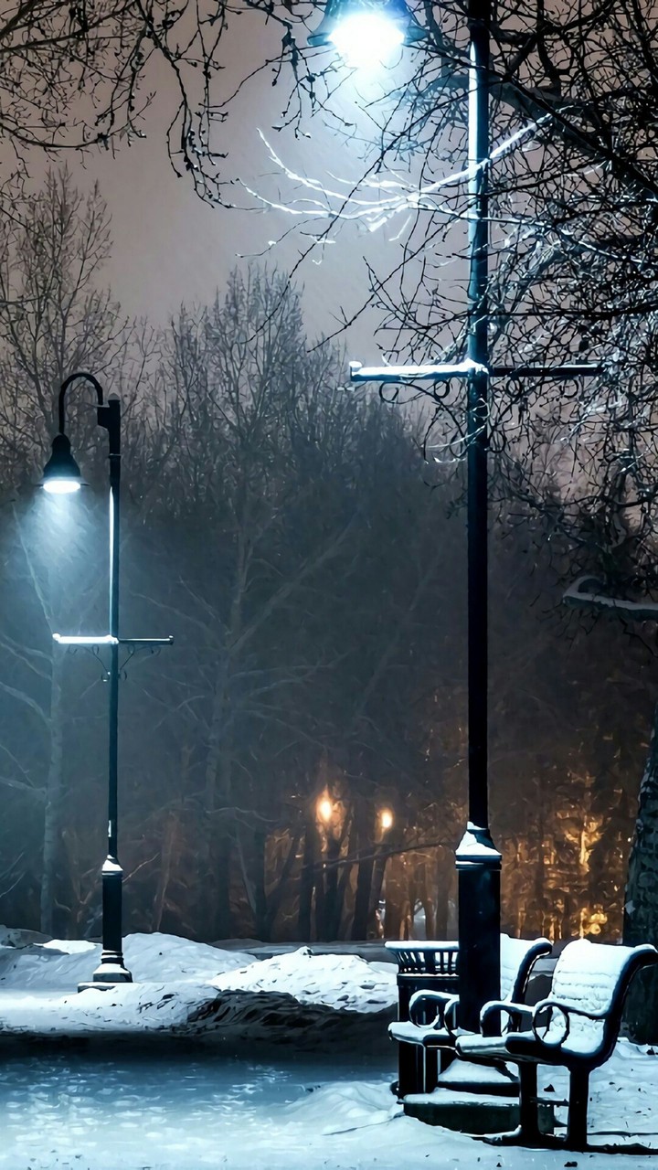 Night of snow