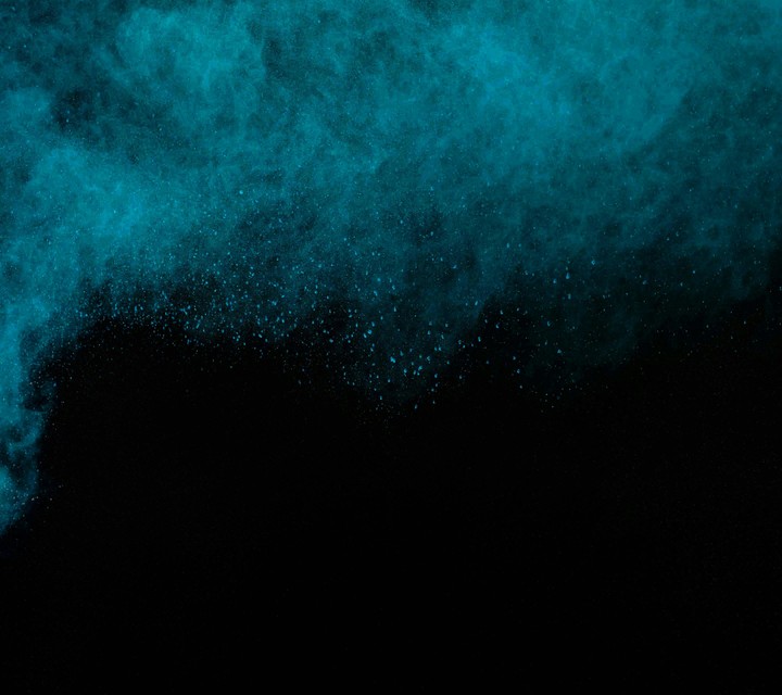 Blue Splatter