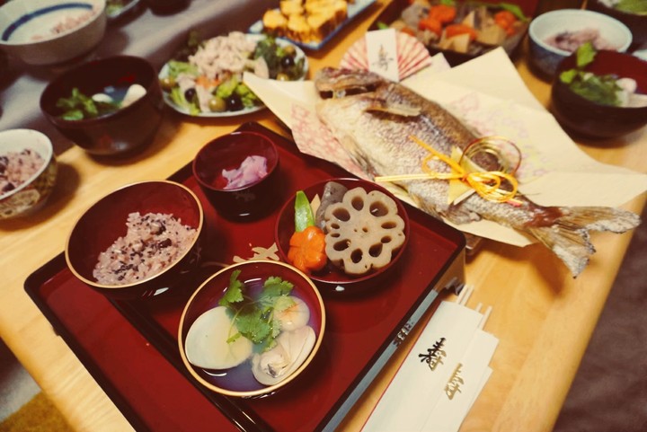 Japanese festive food