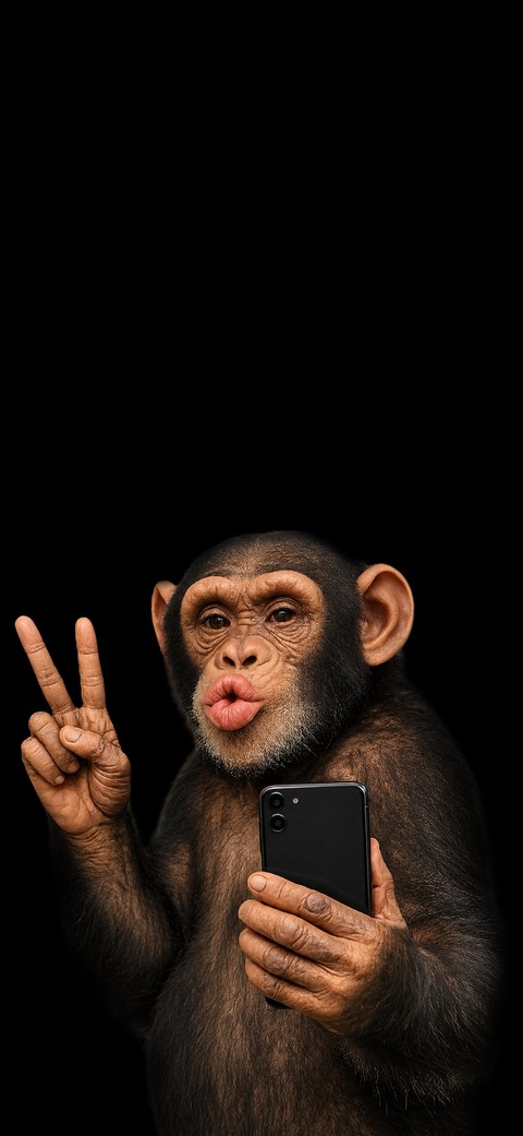 шпалери chimpanzee, snout