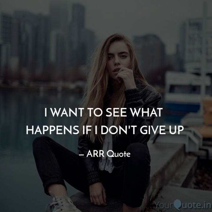 Don't Give up!