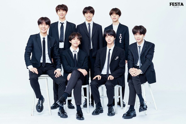 방탄소년단 5주년 기념 가족사진✌
