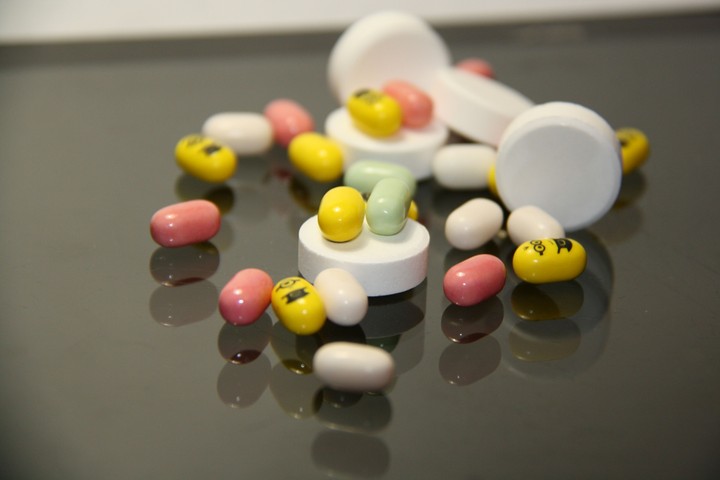colorful pills