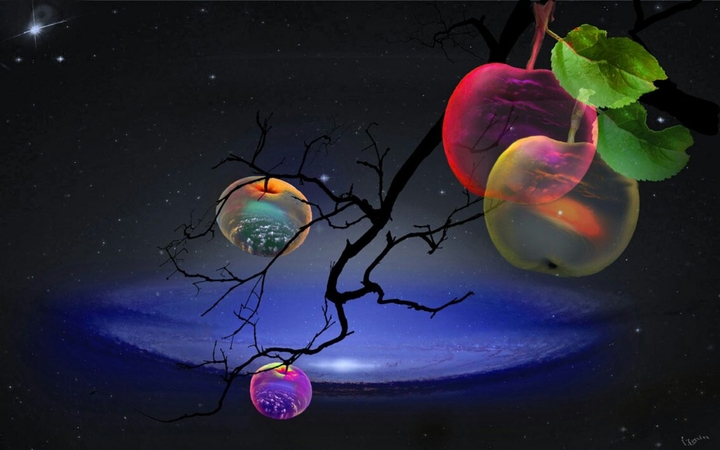 flowing apple