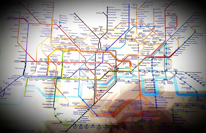 #London #Tube #Lines #Colors #Map #City #England