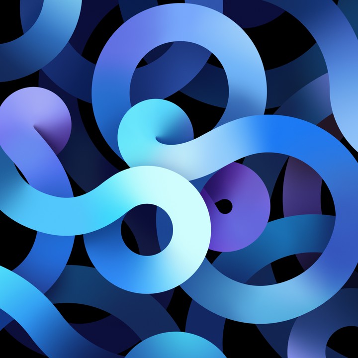 ipad noodles Blue