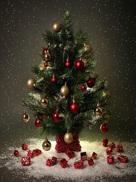 A Christmas tree