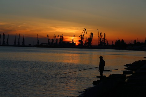 evening sea