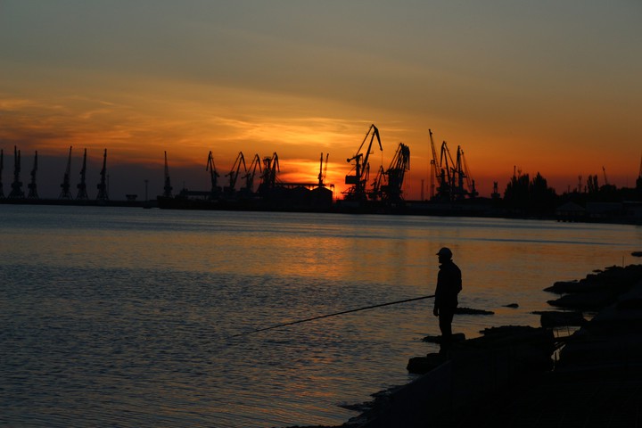 evening sea