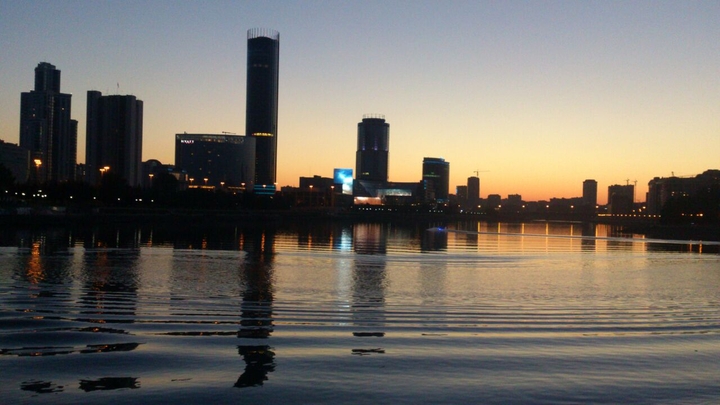 The lights of the city