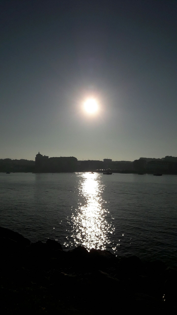 coucher du soleil