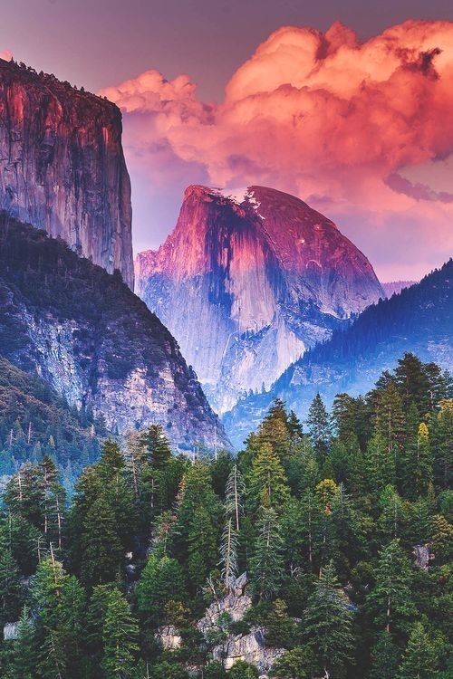 Mountains.