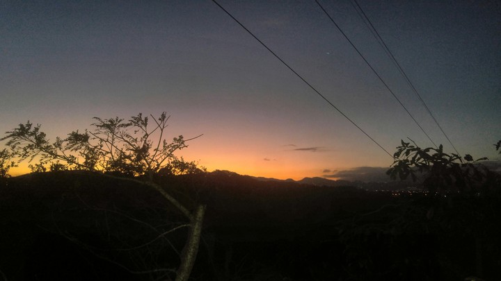 sunset in guatemala