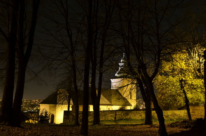 Church at night