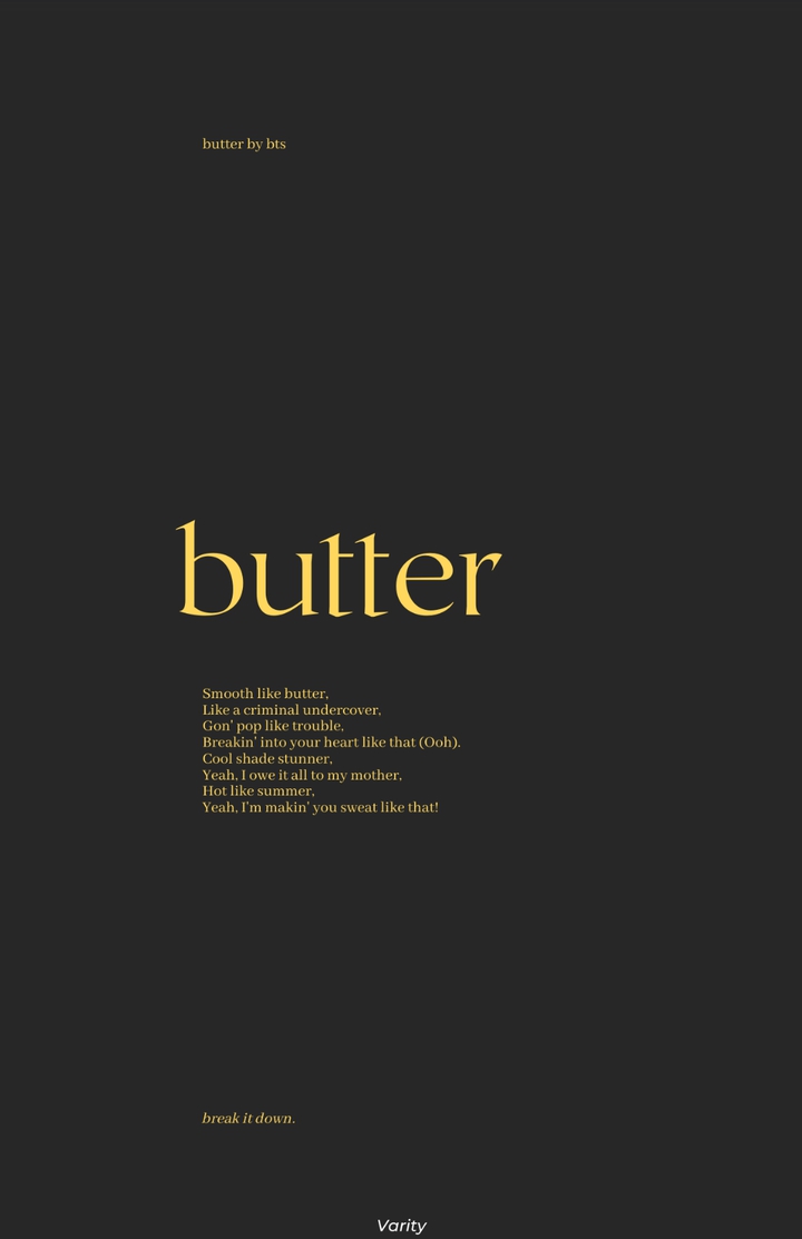BUTTER...