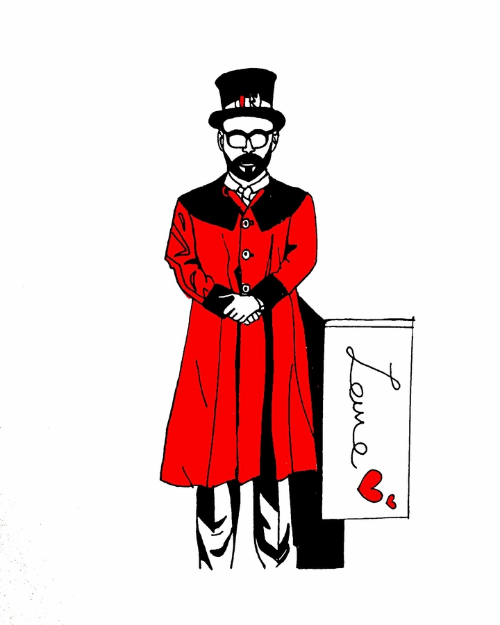 Red Black men in london
