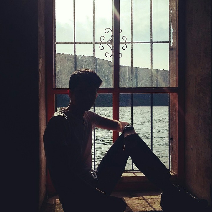 black window