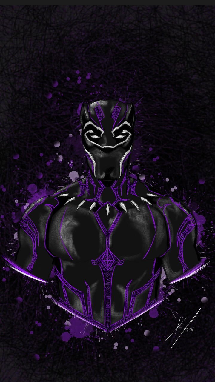 Black Panther purple