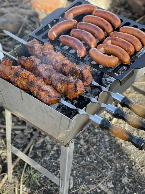 обои kielbasa, cuisine