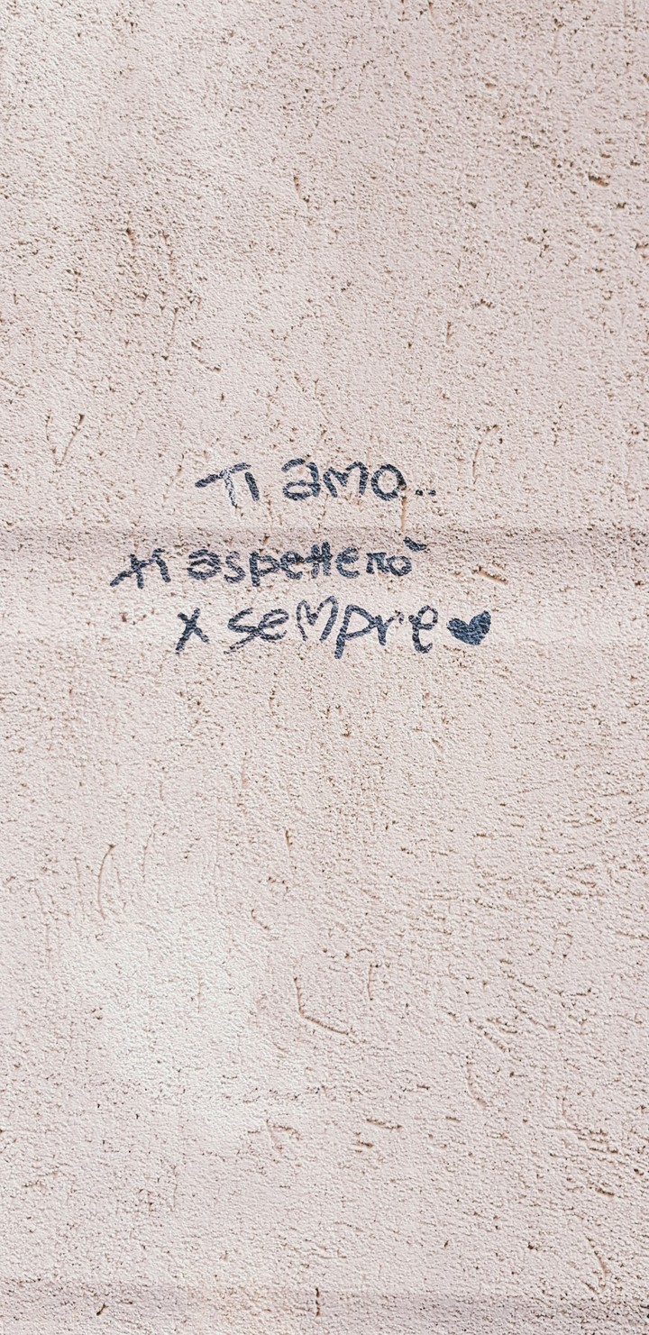 On the wall