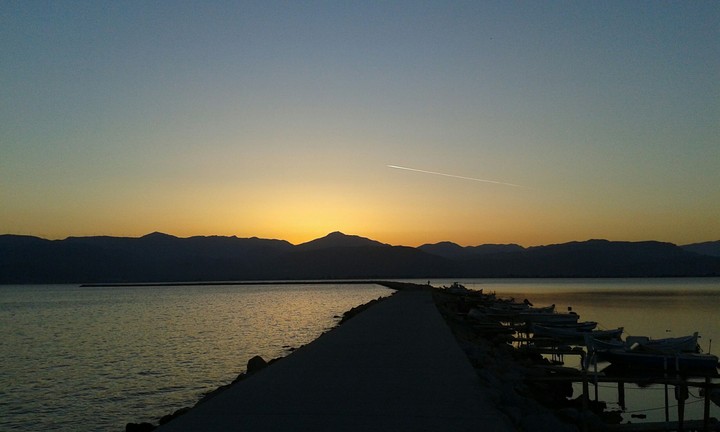 Sunset in nafplio