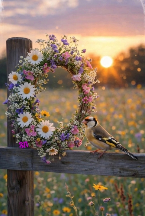 tapety wreath, petal